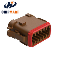 Carcasa Trasera D-SUB Chipmart 10314-3210-006 de 14 Posiciones, Blindada contra EMI RFI, de Plástico ABS, Conector Recto para Entrada de Cable