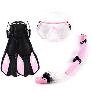 Set <span class=keywords><strong>da</strong></span> Nuoto e Immersione Personalizzato Colorato a Prezzo all'Ingrosso, Attrezzatura per Sport Acquatici, Pinne, Maschera e Boccaglio - Product Image 5