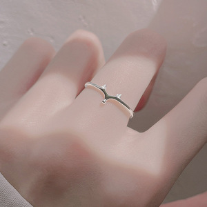 Fox Pattern Women's <b>Ring</b> Open Style Index Finger Simple Luxury Jewelry Gift - Product Image 3