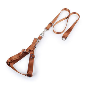 Conjunto de arnés y correa para perros y gatos de diseñador de lujo, nailon personalizado con función acolchada para caminar al aire libre - Product Image 4