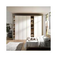 Armoire de dressing moderne personnalisée, armoire ouverte gain de place et armoire de chambre à coucher pleine hauteur pour appartement
