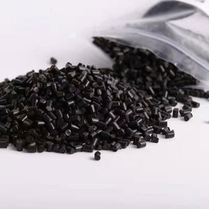 Black Granular PA6 <b>Plastic</b> <b>Pellets</b> Injection Molding Grade High Impact Resistance for Electronic Components - Product Image 2