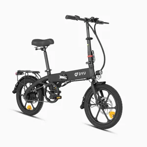 美国欧盟仓库库存购买电动自行车250w 36v远程后电机隐藏电池可折叠城市Ebike电动自行车