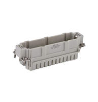 Conector Rectangular Industrial de Alta Resistencia WEVEL HE-024-M/F, 24 Pines, 16A, 500V, IP65, Aleación de Aluminio Fundido a Presión para 09330242601