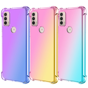 Funda de teléfono móvil para <span class=keywords><strong>Motorola</strong></span> <span class=keywords><strong>Edge</strong></span> 20 Colorful Gradient TPU Case 1,5mm Anti Drop Funda protectora a prueba de golpes - Product Image 1