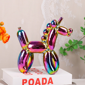 Redeco Nouveau Design Créatif Couleur <span class=keywords><strong>Ballon</strong></span> Chien <span class=keywords><strong>Licorne</strong></span> Statue Mignon <span class=keywords><strong>Licorne</strong></span> Cadeau En Céramique <span class=keywords><strong>Licorne</strong></span> Ornement Pour La Décoration De La Maison - Product Image 5