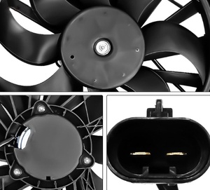 مروحة تبريد مكيف سيارة (رادياتير) ومروحة مكثف لـ فيات 500C موديلات 12-17/500HB موديلات 12-18، قطع غيار أصلية رقم 68073673AA/68184569AA/68073674AA - Product Image 4