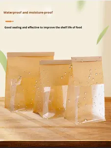 Sacs d'emballage personnalisés pour la cuisson, sacs alimentaires auto-scellants pour pain, pain grillé en tranches, sacs pour la cuisson, emballage en papier pour ongles pressés - Product Image 6