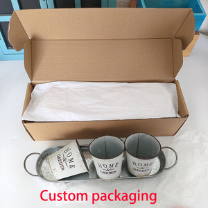 Ensemble <span class=keywords><strong>de</strong></span> 3 pots à herbes galvanisés avec plateau, pots à fleurs en métal, <span class=keywords><strong>pour</strong></span> plantes d'intérieur, idéal <span class=keywords><strong>pour</strong></span> la culture <span class=keywords><strong>de</strong></span> plantes aromatiques fraîches sur le <span class=keywords><strong>rebord</strong></span> <span class=keywords><strong>de</strong></span> fenêtre - Product Image 6