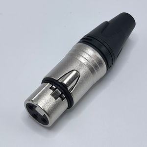 מפעל oem מתכת מקצועי פגז זכר ונקבה xlr 3 4 5 6 7 pin מחבר xlr יכול להתאים אישית לוגו כסף/סיכה מצופה זהב - Product Image 5