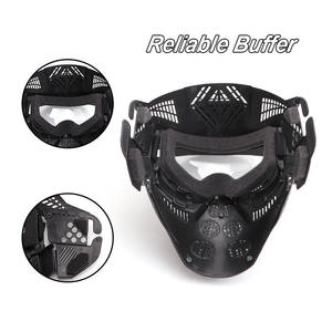 ZLang kostum Cosplay dewasa, kostum penutup wajah dalam rangka pembentuk setengah wajah silikon masker 3D - Product Image 6