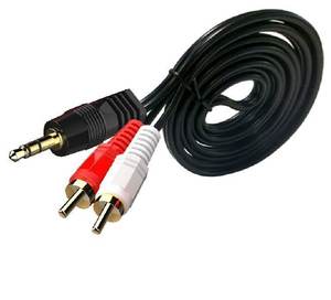 <span class=keywords><strong>Cable</strong></span> Divisor <span class=keywords><strong>de</strong></span> Audio <span class=keywords><strong>de</strong></span> 3.5mm a 2 RCA, Conector <span class=keywords><strong>Rojo</strong></span> <span class=keywords><strong>y</strong></span> <span class=keywords><strong>Blanco</strong></span>, Línea <span class=keywords><strong>de</strong></span> Conexión Auxiliar Universal para Amplificador <span class=keywords><strong>de</strong></span> <span class=keywords><strong>Sonido</strong></span> - Product Image 1