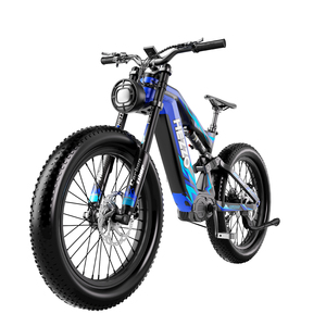 Vélo électrique HEZZO K9, moteur 1000W, autonomie 70-90 km, étanche, contrôle par application, 26 pouces, alliage d'aluminium, 9 vitesses, 50 km/h, batterie lithium, frein avant - Product Image 1