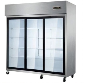 Pintu kaca kulkas pendingin Walk in dengan rangka aluminium dan lampu LED - Product Image 3