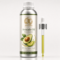 Huile d'avocat pure raffinée à 100 %, huile de support pour la peau, les cheveux, le massage, matière première cosmétique, OEM ODM, vente en gros