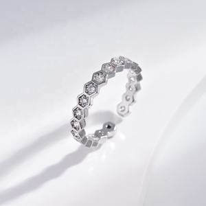 custom s925 plata silver star minimalist finger <b>ring</b> high quality designer bulk open stack engagement <b>dainty</b> women zircon <b>rings</b> - Product Image 2