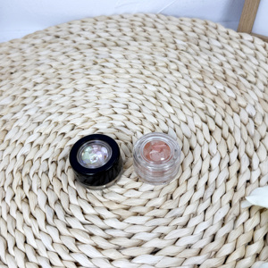 Personalizado 1oz 30ml redondo transparente lado recto CR resistente a los niños concentrado tarro flor tarro de vidrio con tapa a prueba de niños - Product Image 3