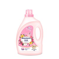 Deterjen Pakaian Pewangi Mawar 2/3/5KG Harga Grosir Pabrik dengan Daya Angkat Noda Kuat Lembut untuk Pakaian