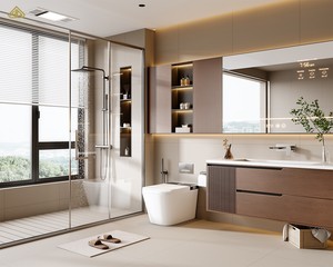 Chine One Stop Shopping Compostage Smart Toilette Lavabo Sanitaire Suite Salle De Bains Miroir et Pomme De Douche Accessoires De Salle De Bains - Product Image 5