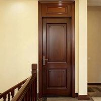 Portes intérieures modernes de luxe avec moustiquaire en fibre de verre pour salle de bain et chambre à coucher, peintes, isolation acoustique haute performance