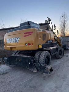 A Used Second-hand Wheeled Excavator <b>Earth</b>-<b>moving</b> <b>Machinery</b> SANY SY155W for Sale - Product Image 2