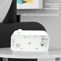 Minuteur visuel électronique, réveil, affichage LCD éclairé en plastique, chargement USB, design minimaliste moderne, usage domestique
