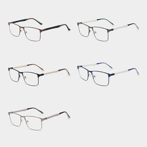 <span class=keywords><strong>2026</strong></span>年人気メンズスクエアメガネ光学眼鏡フレーム格安メタルビジネス高級眼鏡フレーム - Product Image 3