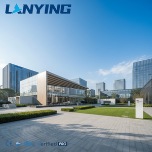 पूर्वनिर्मित इस्पात संरचना कार्यालय आधुनिक वाणिज्यिक भवन ग्लास दीवार वास्तुकला कॉर्पोरेट व्यापार उपयोग के लिए - Product Image 3