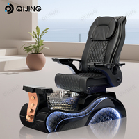Fauteuils de pédicure de luxe uniques avec massage des mains et des pieds, design de salon, canapé de spa électrique pour pédicure et massage des pieds