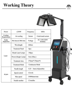 High Quality All-in-One Standing Hair Growth Device Red Light Therapy <b>Scalp</b> <b>Massage</b> Health Receding Hairlines <b>Scalp</b> Hands CN - Product Image 5
