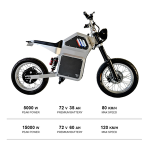 Sailimotor Nouvelle Tendance M3 M9 Moto Électrique Professionnelle 15000W 72V 35Ah avec Frein Hydraulique Homologué 80Km/H Tout-Terrain - Product Image 5