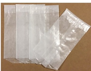 Translucent Glassine Paper Bags with Grease Resistant Surface Secure Seal Closure for Food Packaging Bakery Products Snacks - Product Image 2
