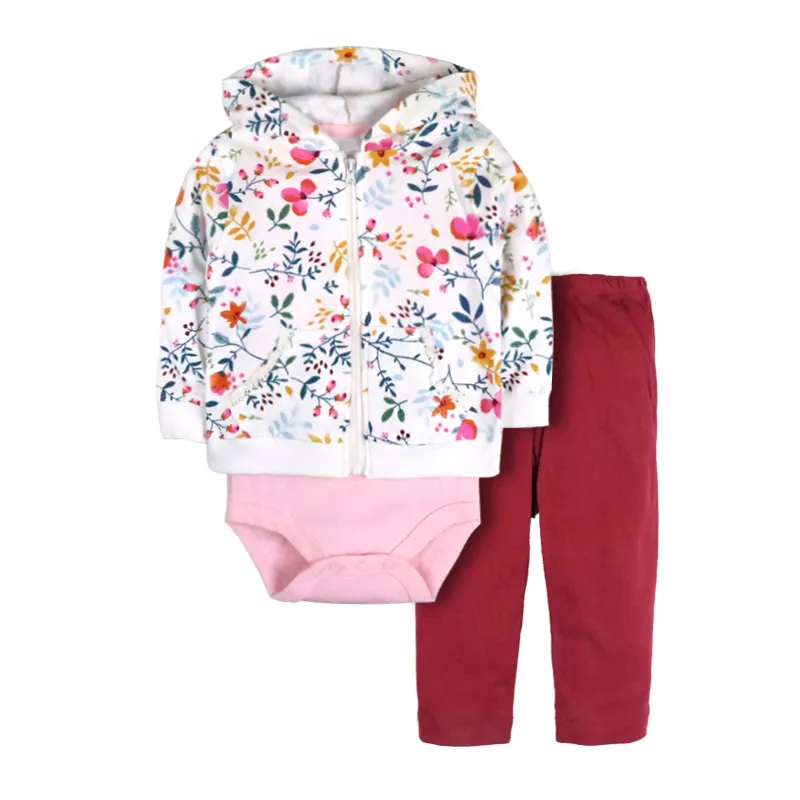 Großhandel schlichter Strampler Baby Junge Kindermode Boutique-Bekleidungsset neu Babykleidung Körperanzug-Set Hosen Fabrik für Neugeborene