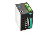 Commutateur Ethernet géré Moxa EDS-G509 9 ports Full Gigabit avec 5 emplacements SFP pour l'automatisation industrielle, les API, les SCADA et les réseaux industriels