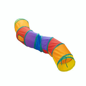 Produttore all'ingrosso arcobaleno a forma di S <span class=keywords><strong>Tunnel</strong></span> del gatto giocattoli piegare <span class=keywords><strong>Tunnel</strong></span> per animali domestici interattivo di passaggio del gatto giocattoli per il cucciolo di coniglio del gattino - Product Image 1