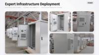Armoire de télécommunications extérieure W-TEL OEM 6U 9U 12U 15U 18U 24U 25U avec racks 19 pouces
