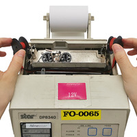 Ruban compatible GR24 pour calculatrice, machine à écrire, Canon Nylon 66 12mm, ruban d'imprimante noir sur blanc, noir rouge