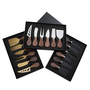 Juego de Cuchillos para Queso de Acero Inoxidable Ecológico de 4 y 6 Piezas con Tenedor para Crema, Utensilios de Repostería para Cocina, Aptos para Lavavajillas - Product Image 2