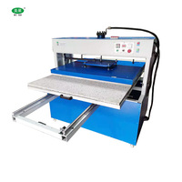 Machine d'impression par transfert de chaleur semi-automatique d'approvisionnement d'usine de 100*120cm, cylindre pneumatique, machine de presse de transfert de chaleur de T-shirt