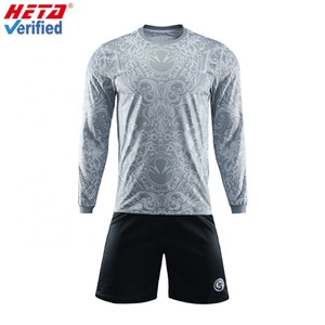 เสื้อฟุตบอลพิมพ์ลายแบบซับลิเมชั่นแฟชั่นใหม่ บริการรับผลิตตามสั่ง (OEM) เสื้อฟุตบอลแขนยาว - Product Image 1