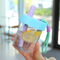 C551 venta al por mayor té creativo separación flor té verano gran capacidad taza de plástico nuevo diseño portátil taza de agua para niños