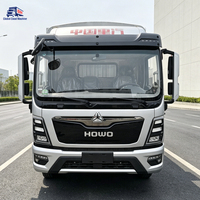 Gebrauchte Frachtbox-Lichtgitter-LKW Sinotruk Howo Hanjiang PRO 180PS 4,15m Einzelkabine