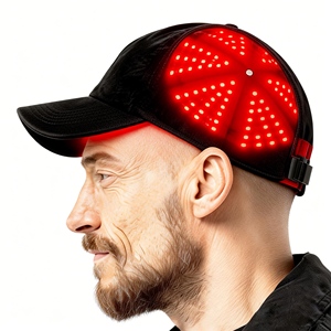 Casque de thérapie par <span class=keywords><strong>lumière</strong></span> rouge portable pour chevaux, LED pulsée à faible EMF 1070 nm 40 Hz, chapeau de thérapie par <span class=keywords><strong>lumière</strong></span> rouge - Product Image 1
