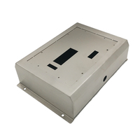 Caja eléctrica de acero inoxidable personalizada OEM 304 316 IP65 IP66 carcasa con estructura de tamaño agujero Fabricación de chapa metálica