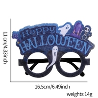 Nouvelles lunettes d'Halloween pour enfants et adultes. Cadre décoratif de dessin animé d'araignée pour la fête d'Halloween.