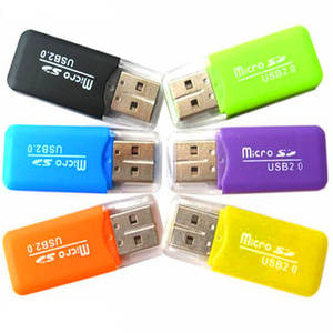 Lector de tarjetas de memoria fácil de usar para teléfonos móviles, lector de tarjetas TF, lector de tarjetas mini USB SD 2.0 de alta velocidad. - Product Image 3