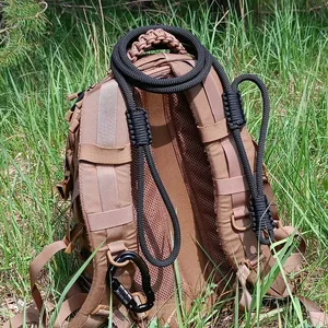 重型登山绳狗皮带毛坯，带交通手柄耐用的绳索皮带底座，适合您的登山扣