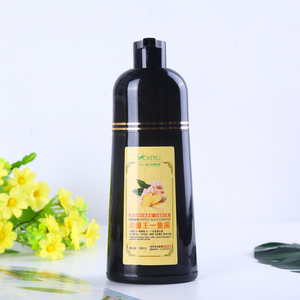 Shampoo au gingembre <span class=keywords><strong>naturel</strong></span> à base de plantes Rafraîchissant Nourrissant 500ml Crème Teinture capillaire rapide <span class=keywords><strong>pour</strong></span> <span class=keywords><strong>cheveux</strong></span> gris à noirs Change les <span class=keywords><strong>cheveux</strong></span> <span class=keywords><strong>blancs</strong></span> en noirs - Product Image 6