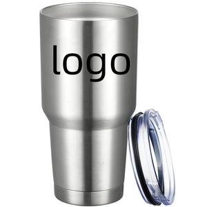 Gobelet isotherme OEM 20oz rose en métal pour boissons chaudes et froides, tasse à bière personnalisée en acier inoxydable, gobelet sous vide, tasse de voyage à café avec couvercle - Product Image 1