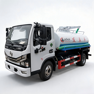 Camion de traitement des eaux usées mobile DFAC 5M3, équipement de traitement des boues pour l'élimination des déchets septiques - Product Image 1